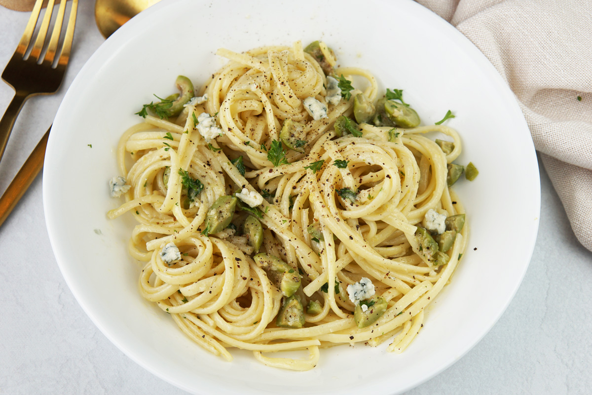 Dirty martini pasta