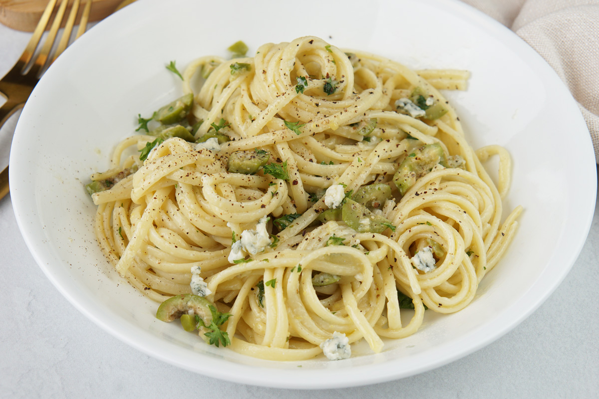Dirty martini pasta