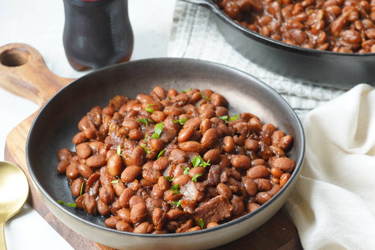 Dr. Pepper Baked Beans