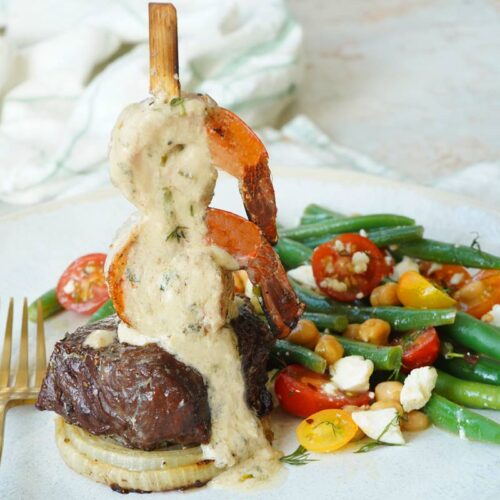 filet and shrimp
