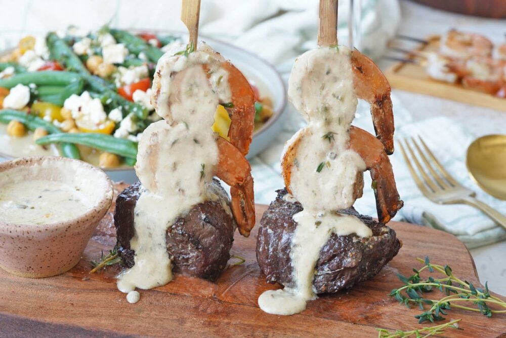 filet and shrimp