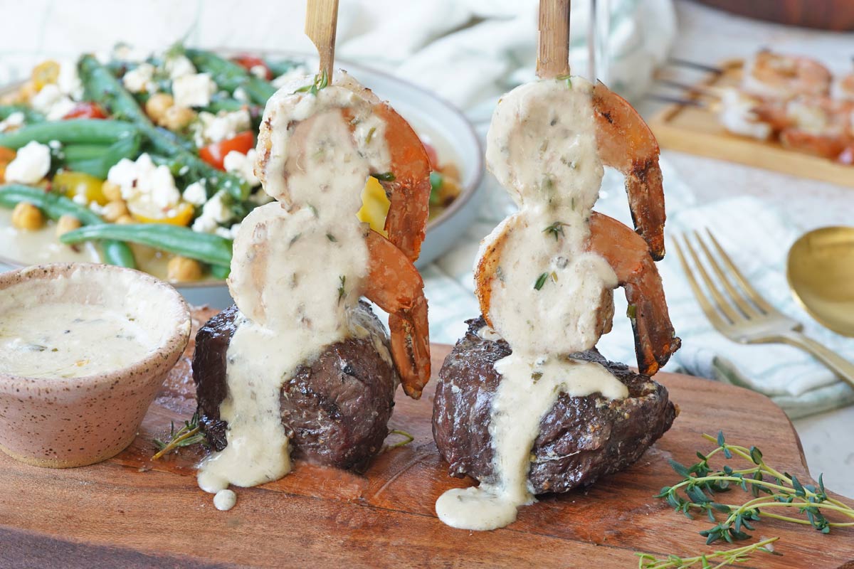 filet and shrimp