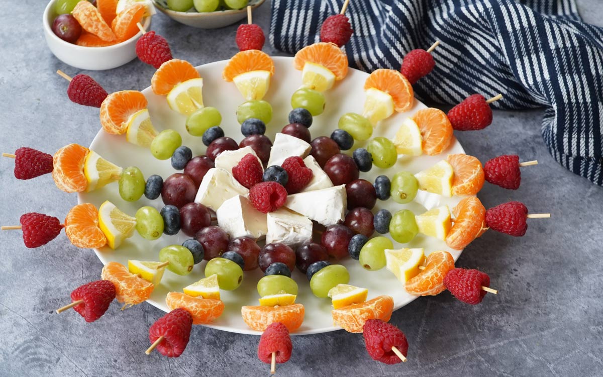 fruit skewers