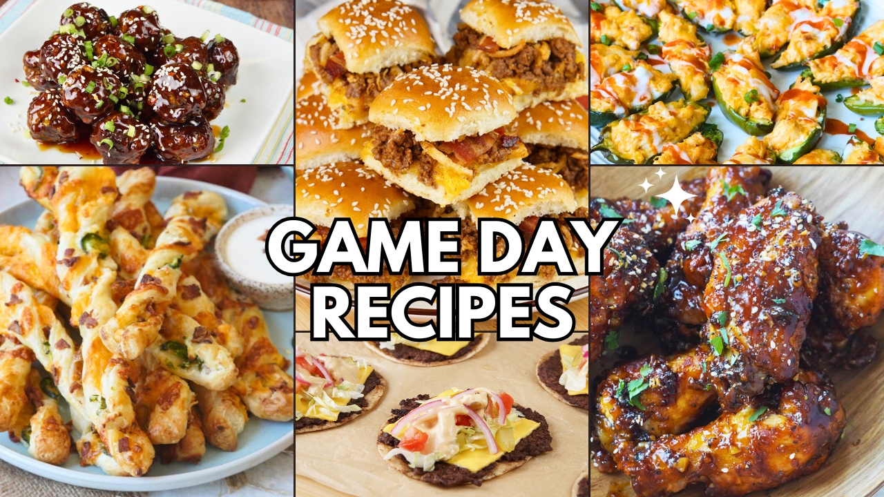 game day recipes