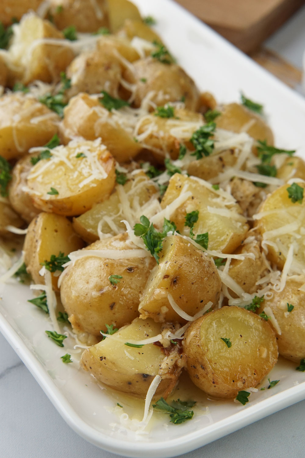 garlic parmesan potatoes