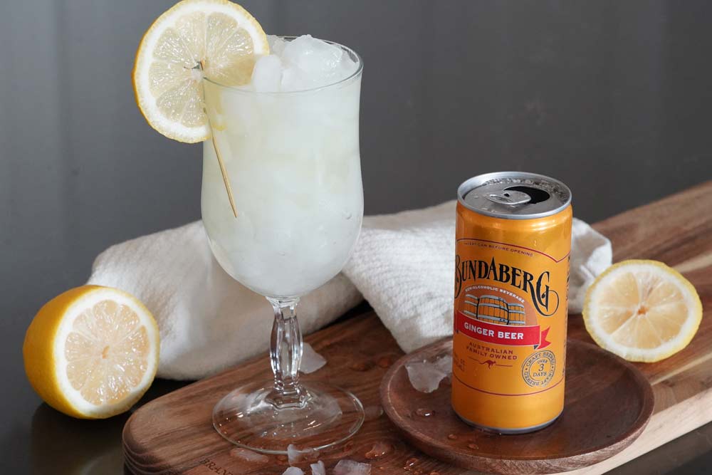 ginger beer mocktail