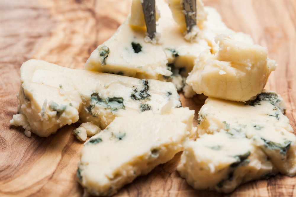Chunks of blue cheese