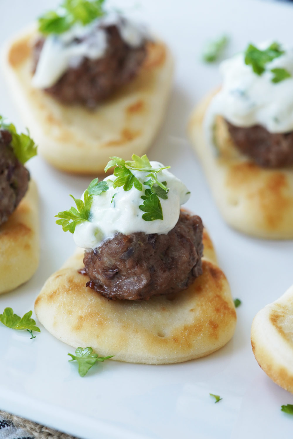Greek lamb bites