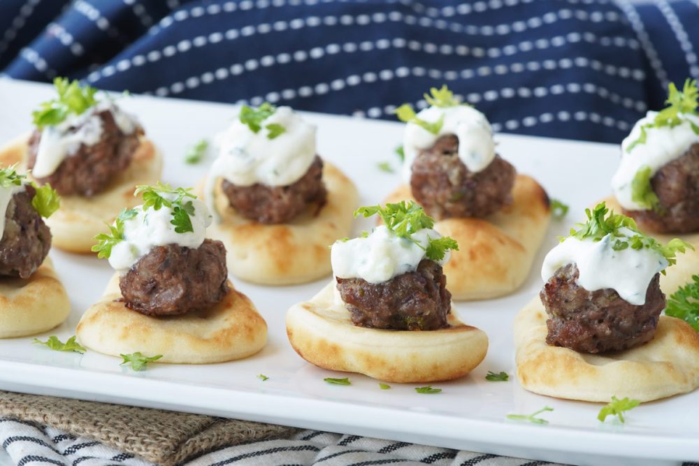 Greek lamb bites