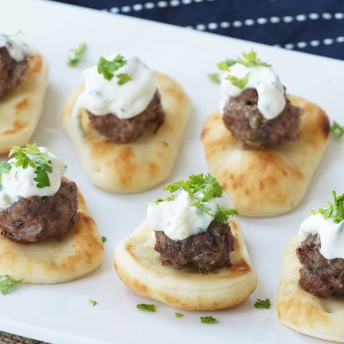 Greek lamb bites