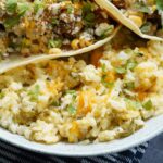 Green chili rice