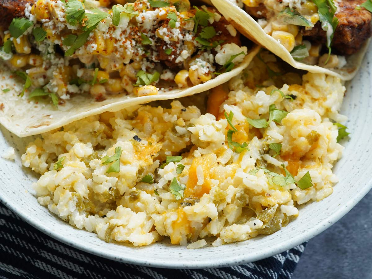 green chili rice