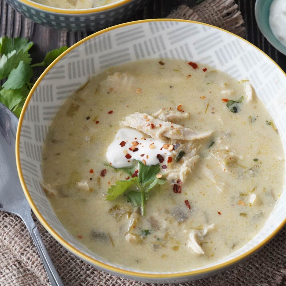 Quick Green Enchilada Chicken Soup A Food Lover's Kitchen