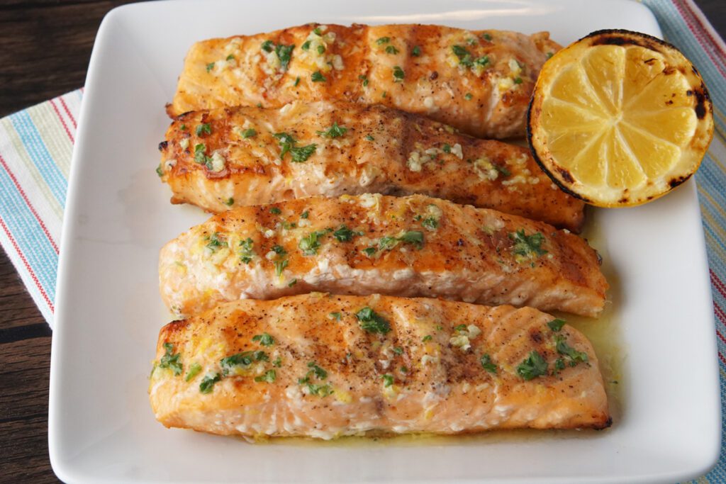 grilled salmon
