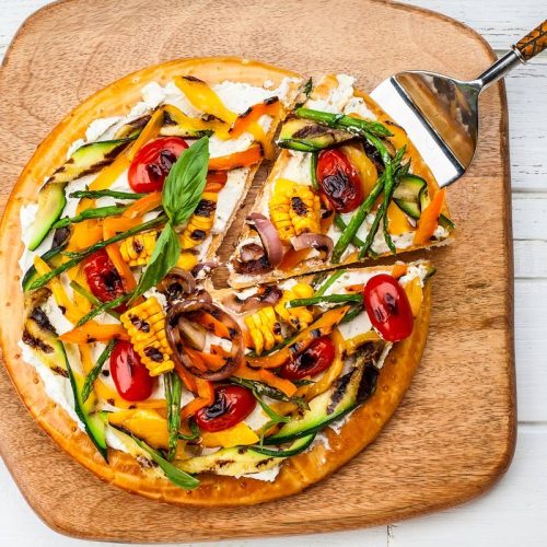 grilled veggie pizza