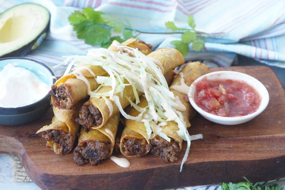 ground beef taquitos
