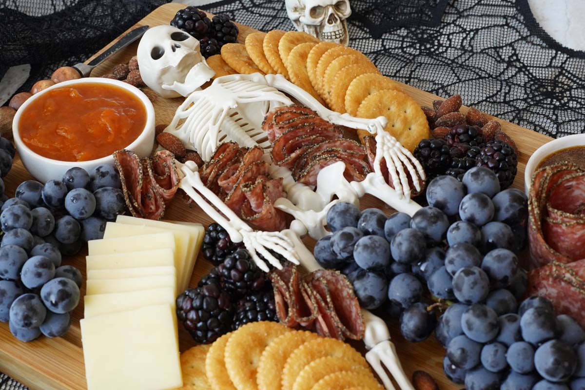 Halloween charcuterie plate