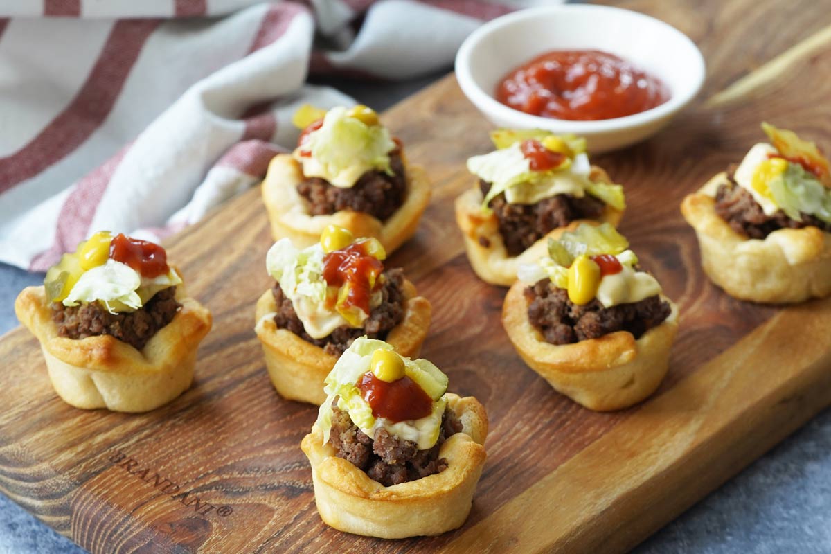 hamburger cups