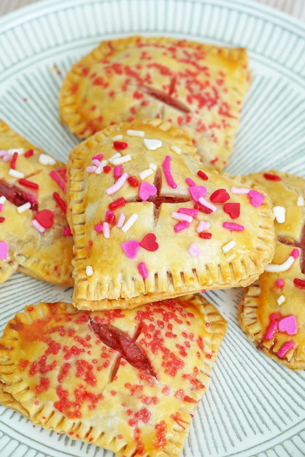 Heart shaped hand pies