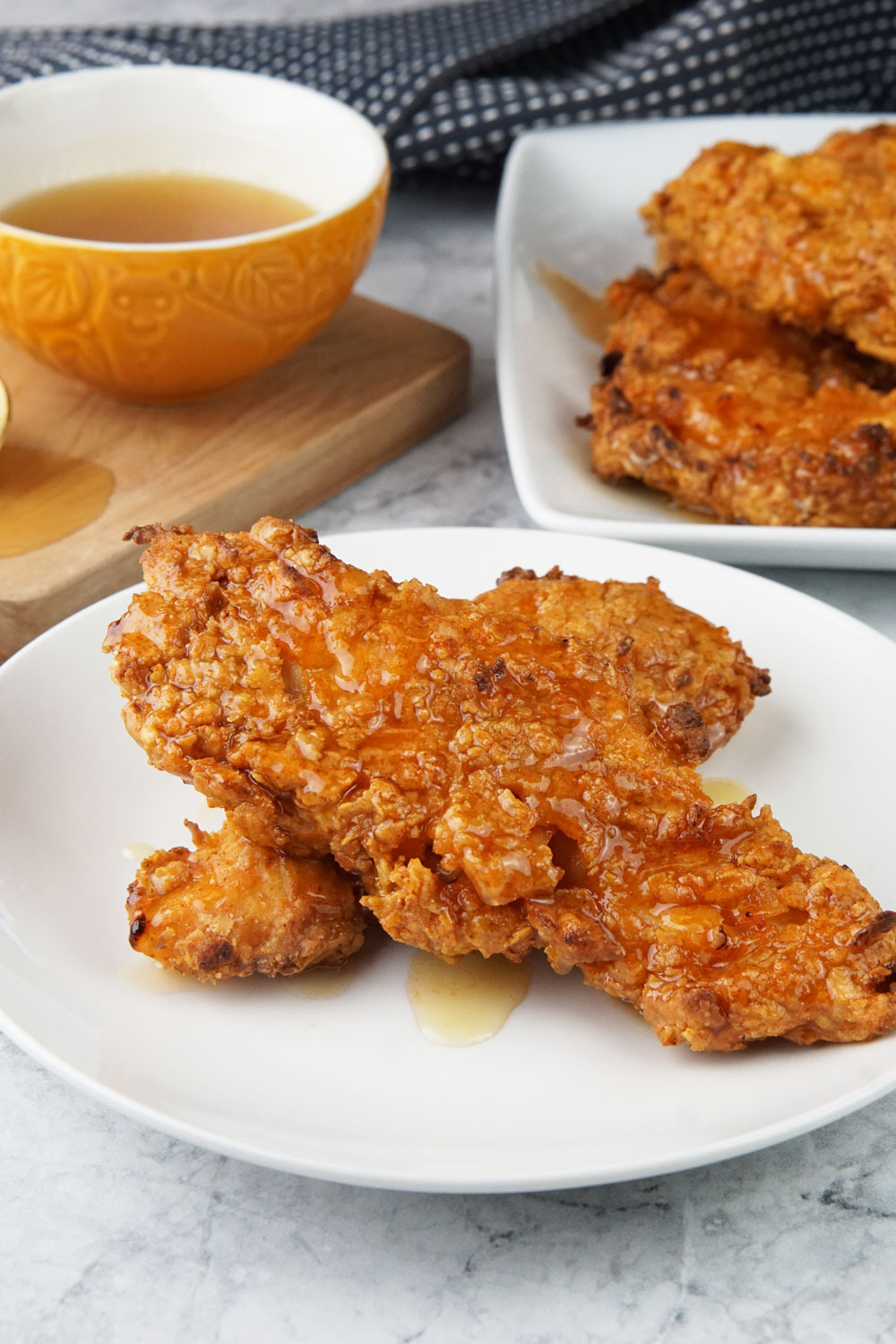 Air fryer hot honey chicken tenders