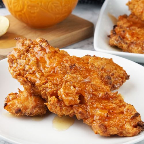 Air fryer hot honey chicken tenders