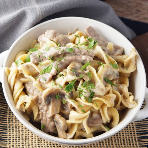 beef stroganoff