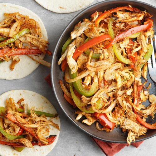 chicken fajitas