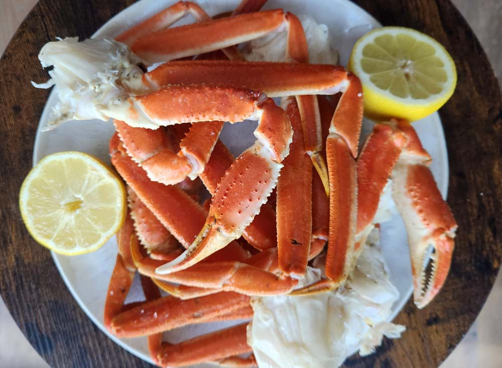 steamed crab