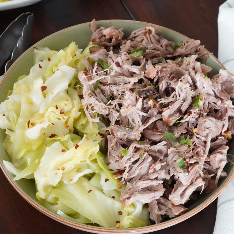 kalua pork and cabbage