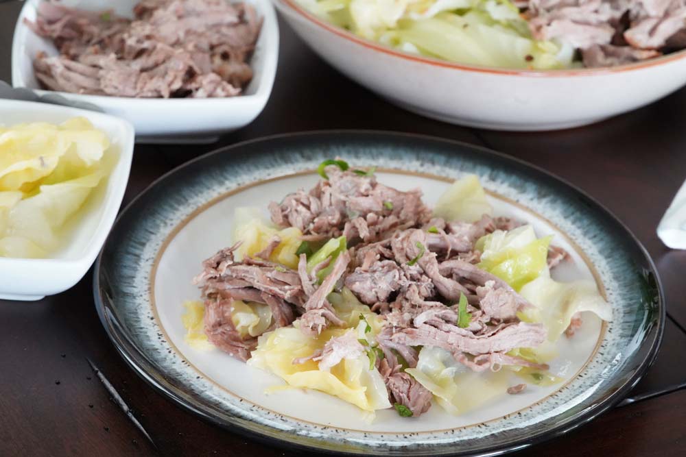instant pot kalua pork and cabbage