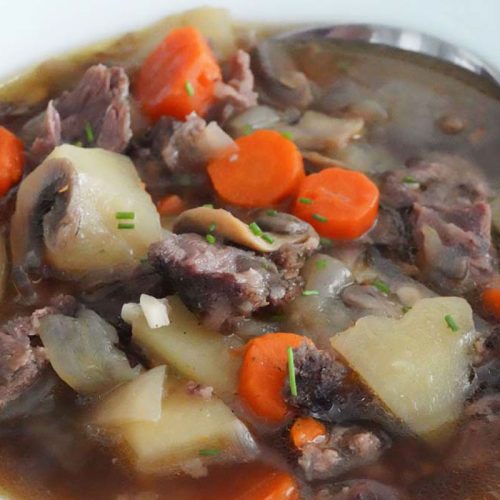 Prime rib soup