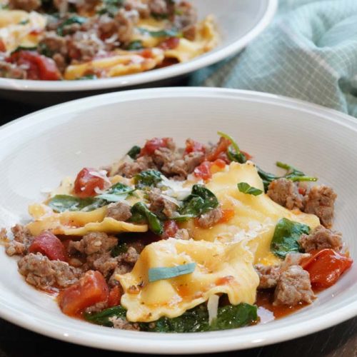 Instant Pot ravioli