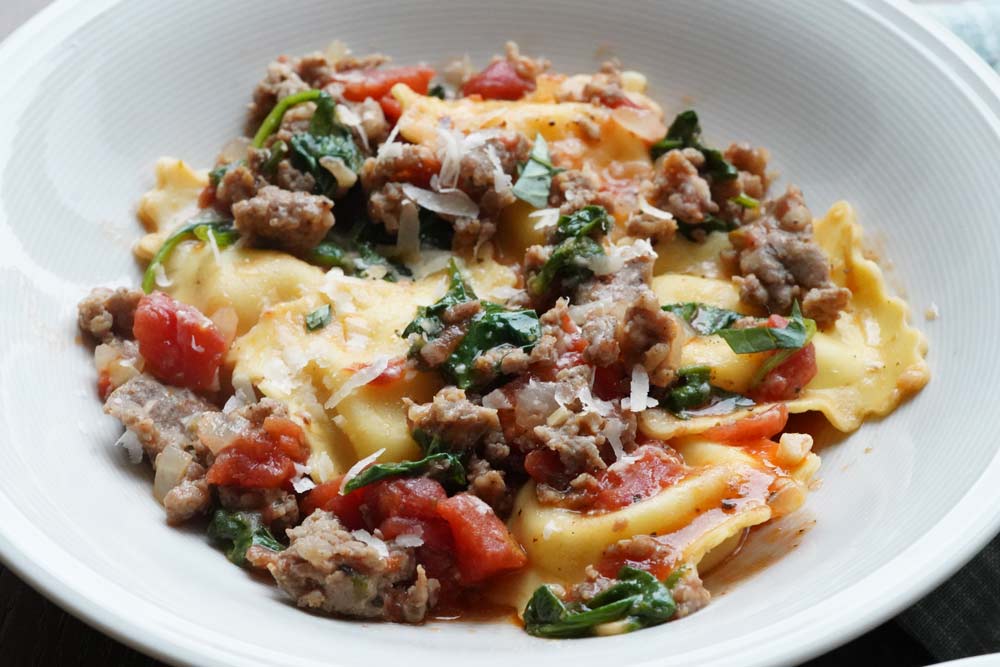 Instant Pot ravioli