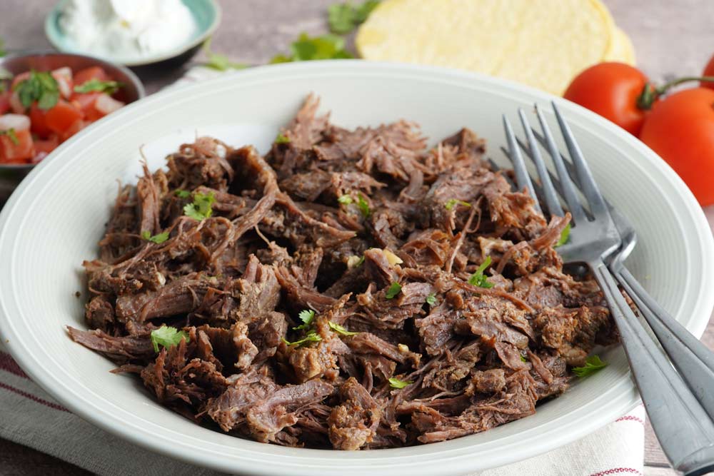 shredded beef