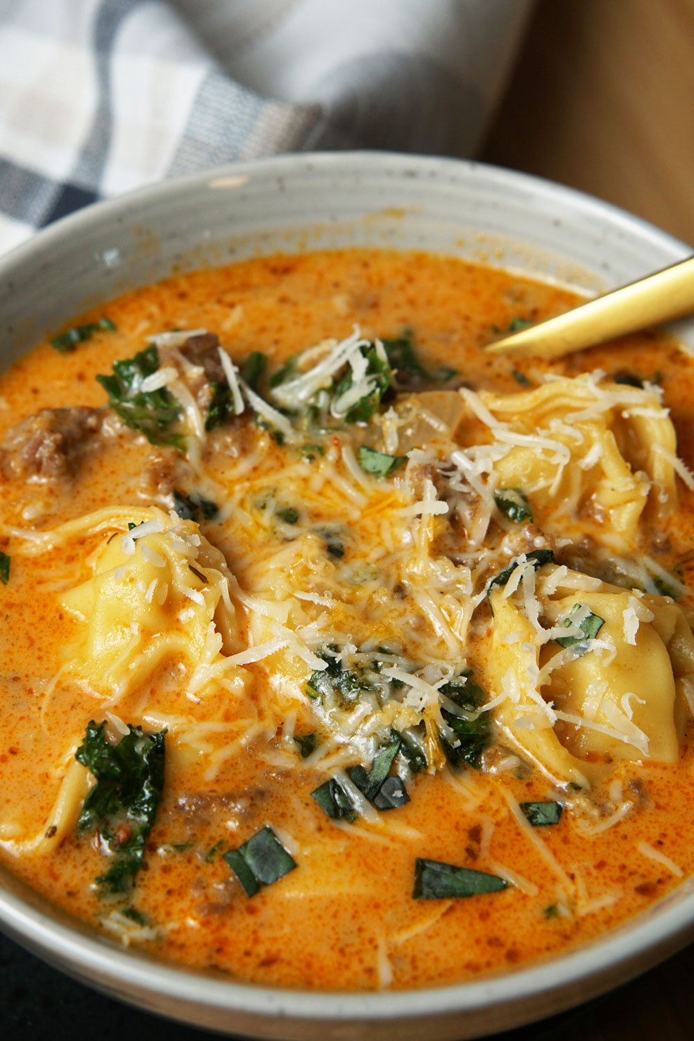 tortellini sausage soup