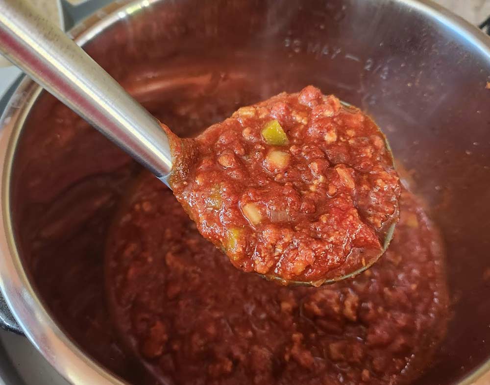 Instant Pot turkey chili