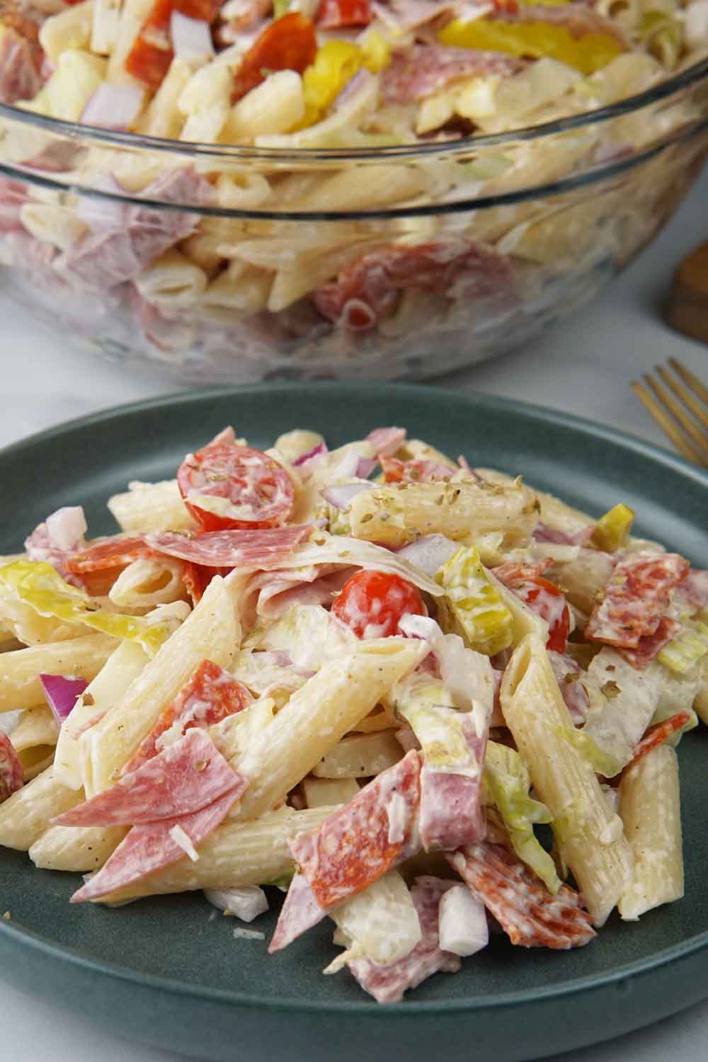 Italian grinder pasta salad