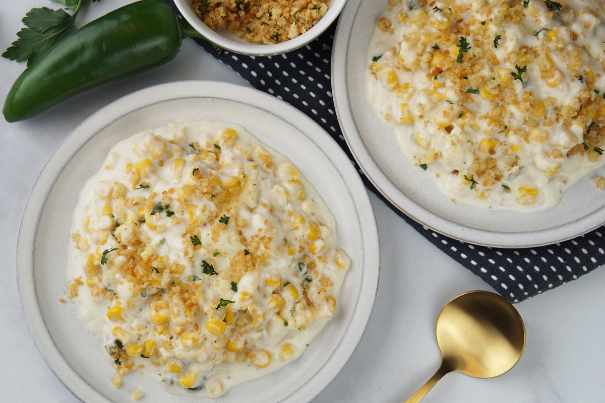 Jalapeno cream corn