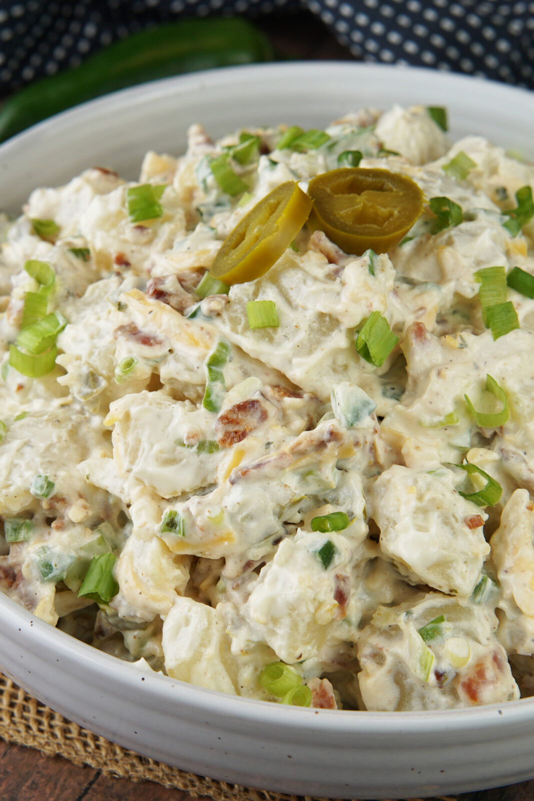 Jalapeno popper potato salad