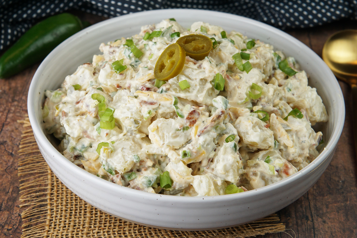 Jalapeno popper potato salad