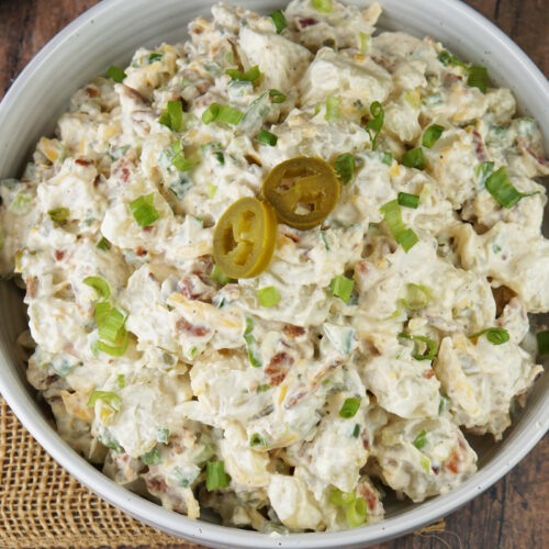 Jalapeno popper potato salad
