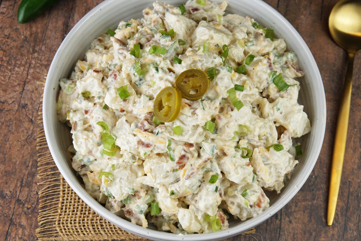 Jalapeno popper potato salad