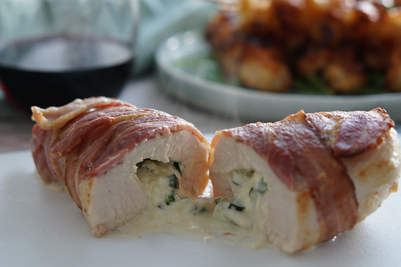 Jalapeno popper stuffed chicken