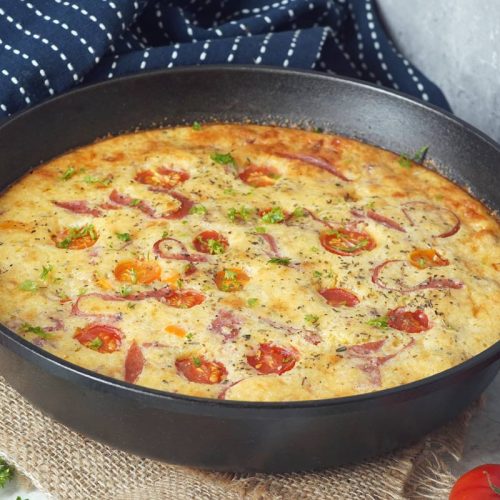 Italian cornbread skillet