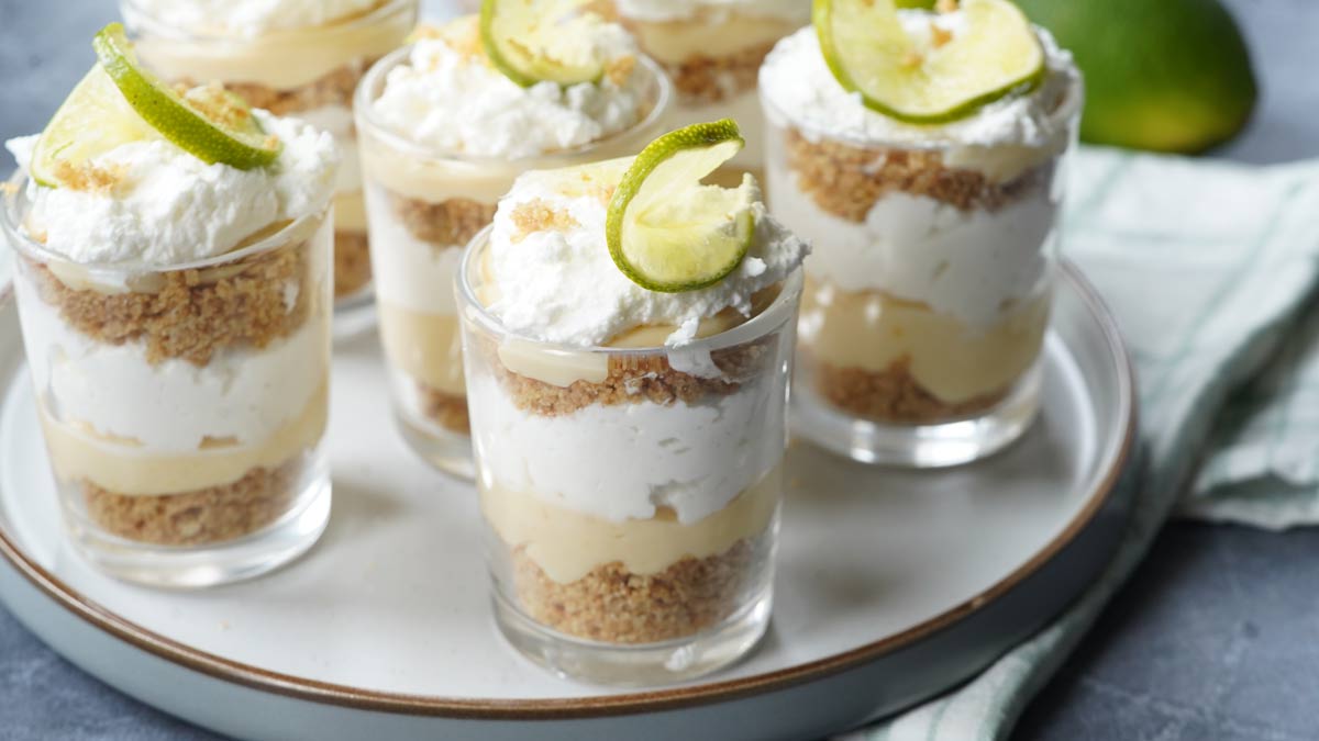 Key lime pie parfaits