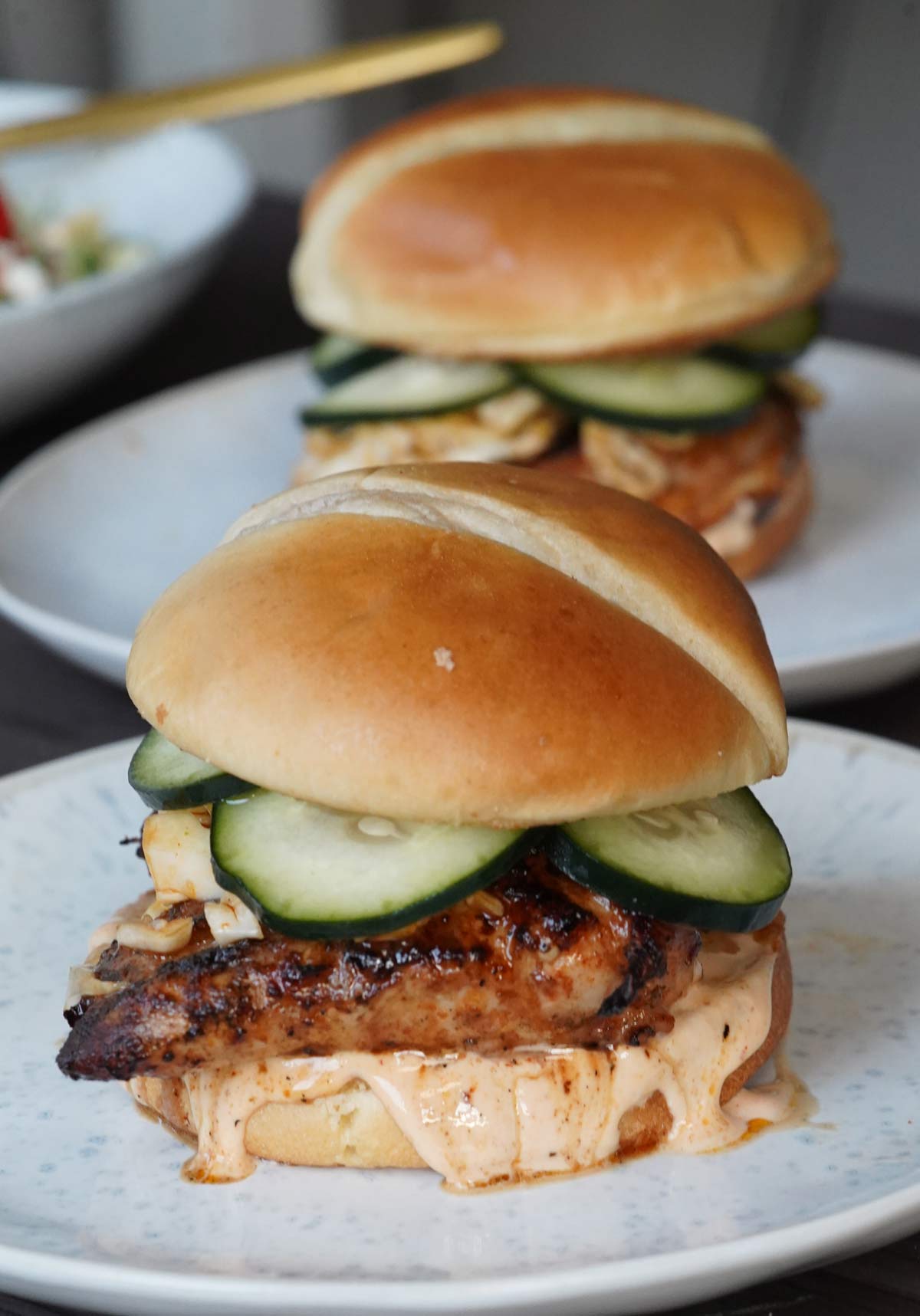 Korean bbq chicken sandwich