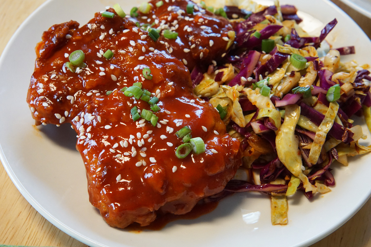 Korean gochujang fried chicken