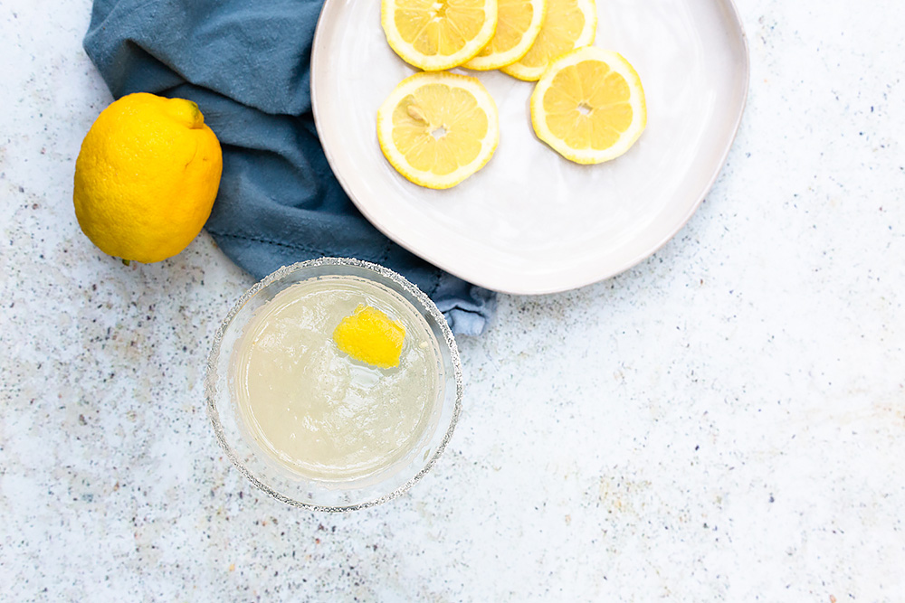 lemon drop mocktail