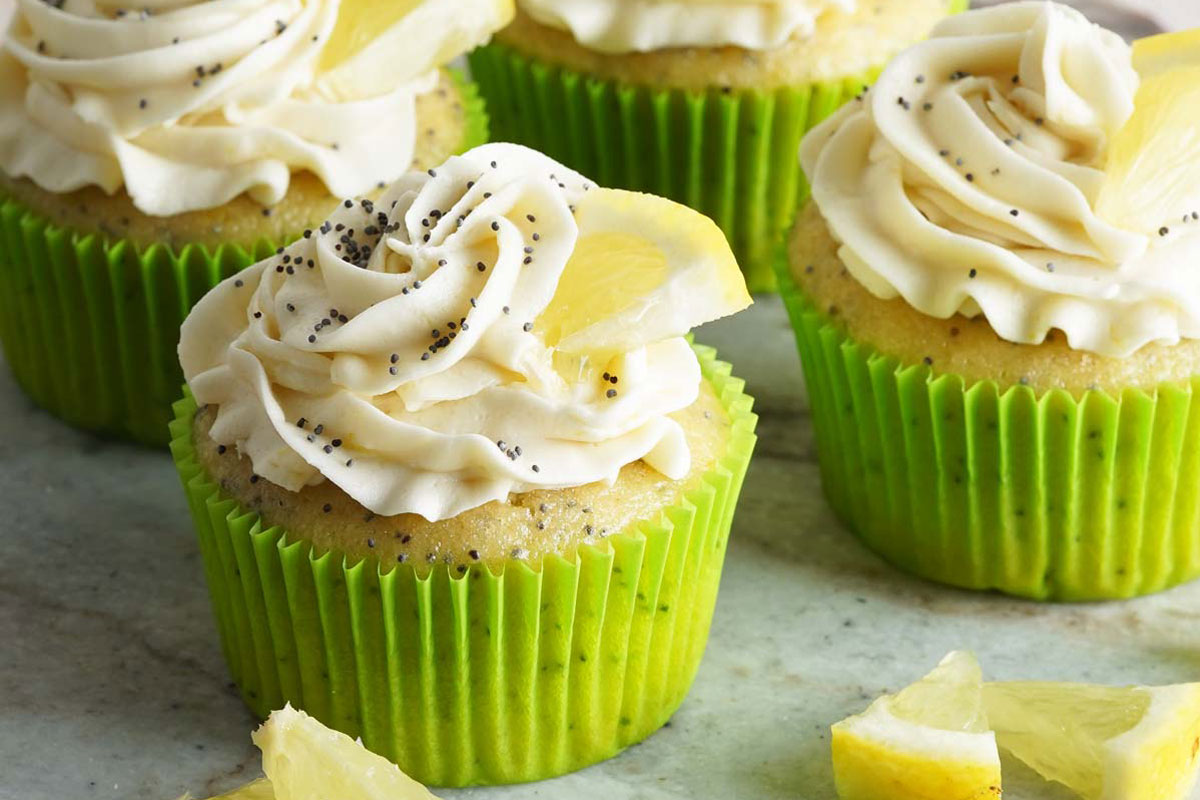 lemon poppyseed cupcakes