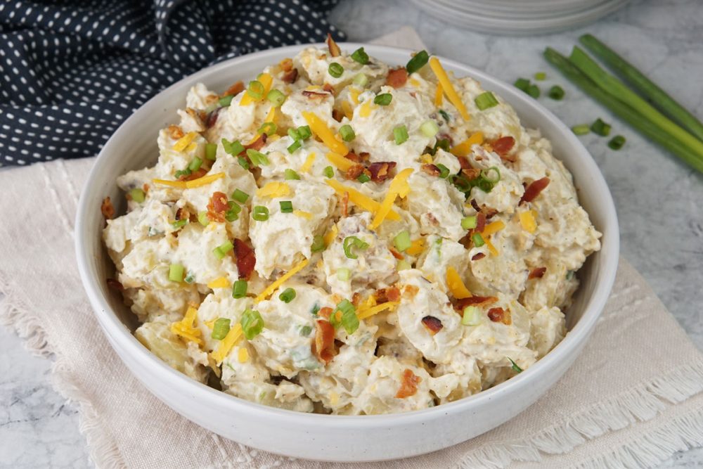 Loaded baked potato salad
